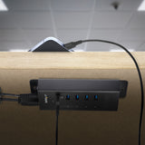 StarTech.com 7 Port USB C Hub - USB Type-C to 2x USB-C/5x USB-A - Commercial Metal USB 3.0 Hub - SuperSpeed USB 3.2 Gen 1 (5Gbps) - Self Powered - BC 1.2 Fast Charge - Mountable/Rugged