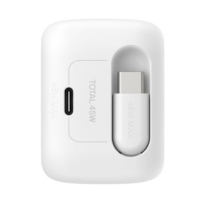 Belkin Retractable GaN Wall Charger 45W