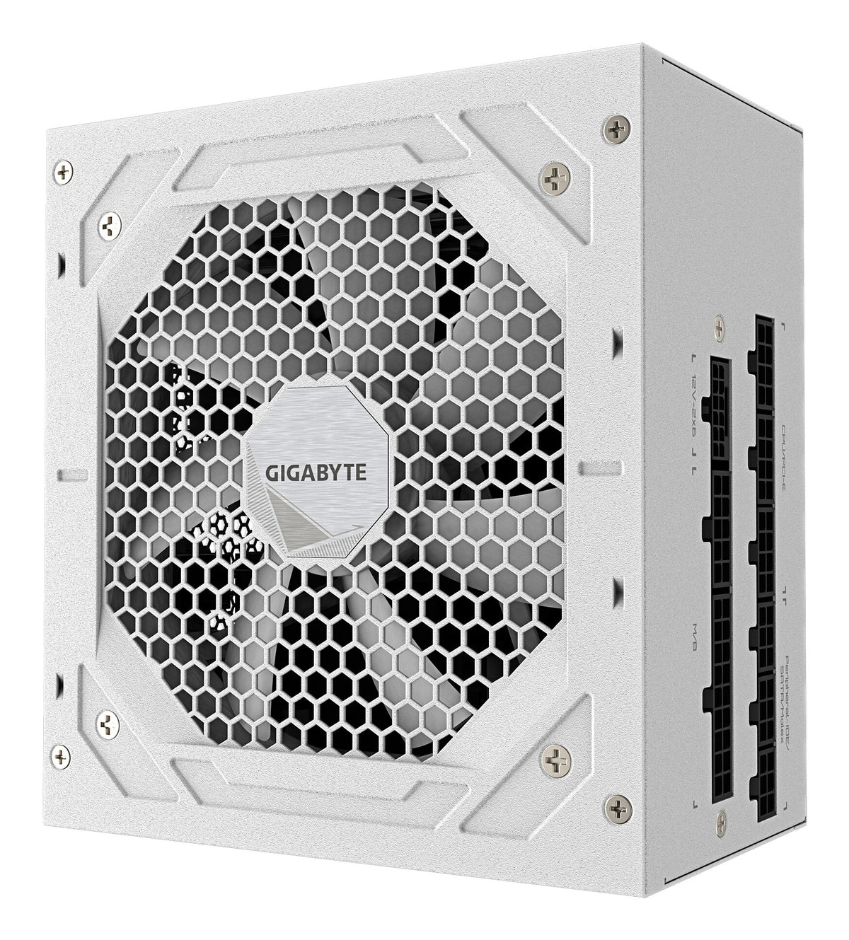 GIGABYTE UD850GM PG5 V2 ICE Power Supply Unit- PCIe Gen 5.1, 80 PLUS Gold, Fully Modular Design, 120mm Fan, ATX 3.1 compatible, EU Plug