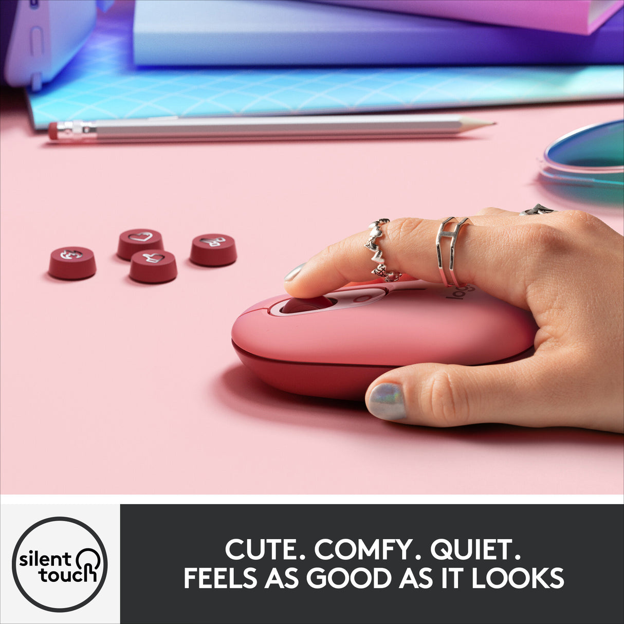 Logitech POP Mouse with emoji