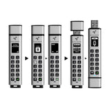 DataLocker Sentry K350 16 GB Encrypted USB Drive, FIPS 140-3 L3, AES 256-bit, MIL-STD-810G, Display with Keypad, USB A Connector compatible with 3.2 Gen 1 & USB 2.0