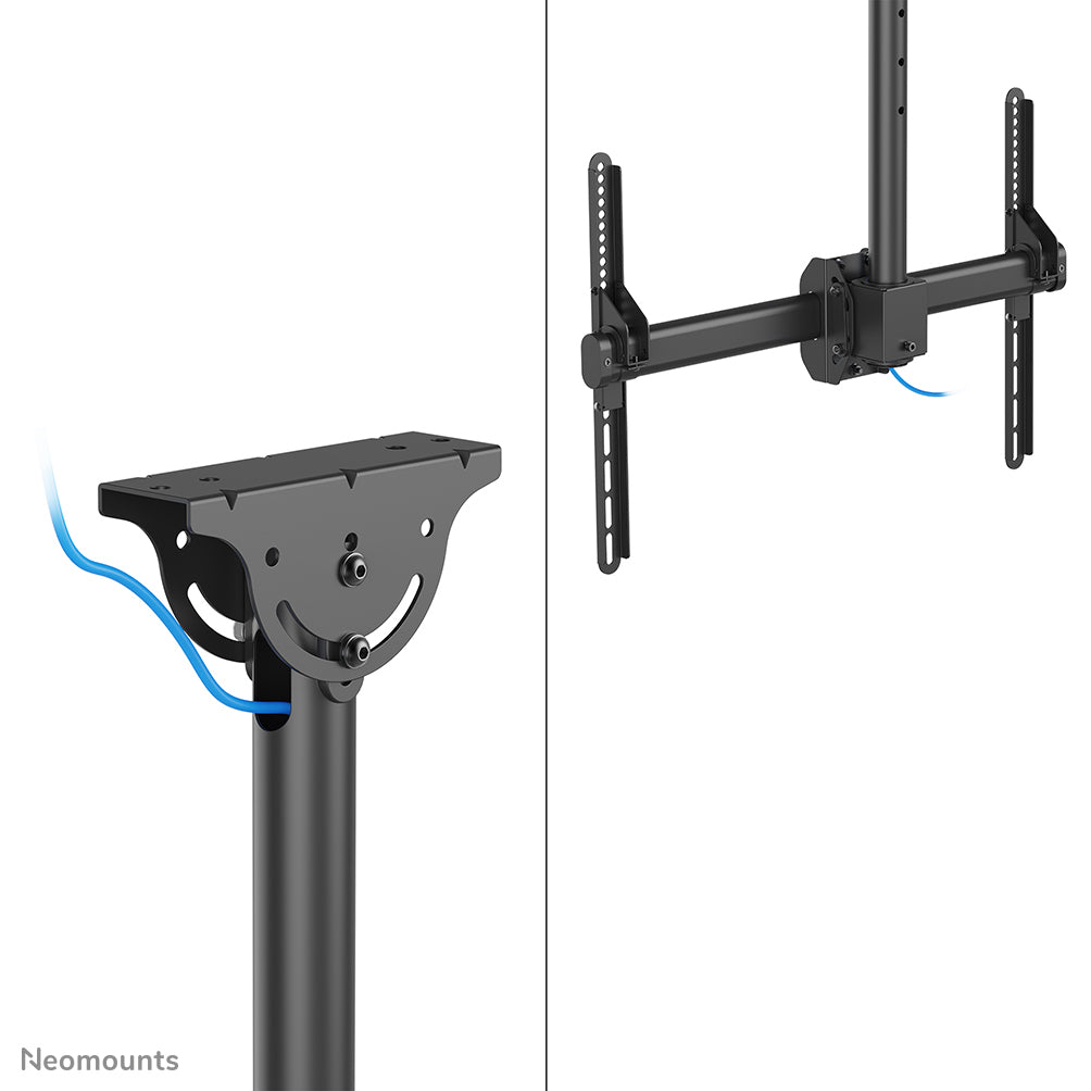 Neomounts CL35-440BL16L Monitor/TV mount ceiling 37-70" - h 106-156 cm