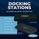 Origin Storage Docking Station USB-C with EU Cable