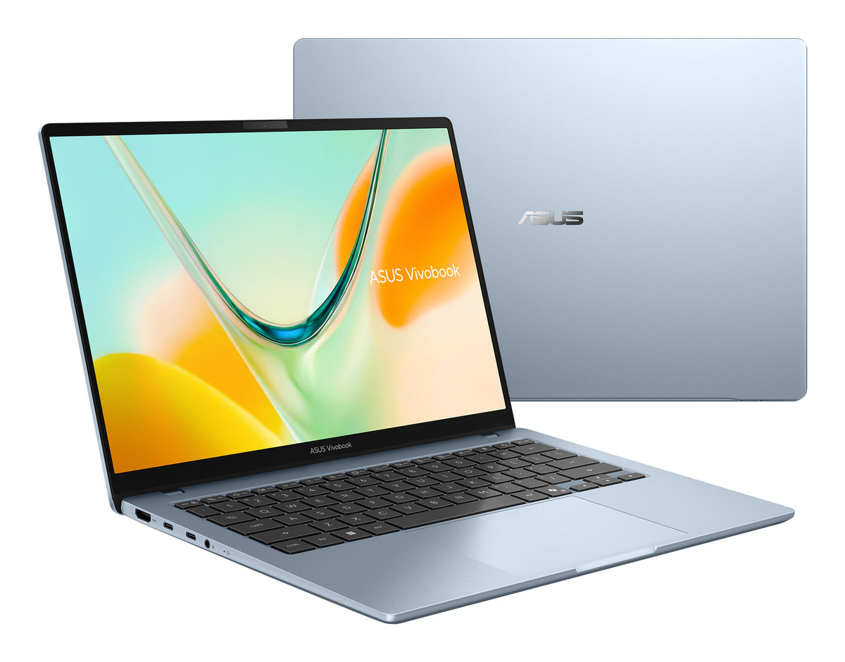 ASUS Vivobook S14 S5408QA-TM197W Copilot+ PC Snapdragon X1-26-101 Laptop 35.6 cm (14") WUXGA 16 GB LPDDR5x-SDRAM 512 GB SSD Wi-Fi 6E (802.11ax) Windows 11 Home Blue