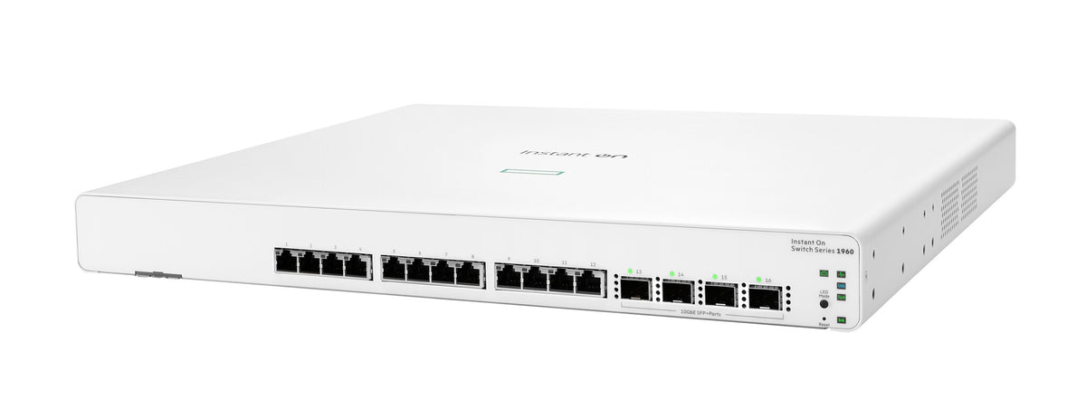 HPE Aruba Networking Networking Instant On Switch 12p 10GBT 4p SFP+ 1960