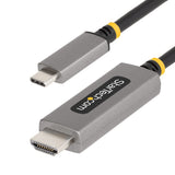 StarTech.com 10ft (3m) USB-C to HDMI Adapter Cable, 8K 60Hz, 4K 144Hz, HDR10, USB Type-C to HDMI 2.1 Video Converter Cable, USB-C DP Alt Mode/USB4/Thunderbolt Compatible - USB-C Laptop to HDMI