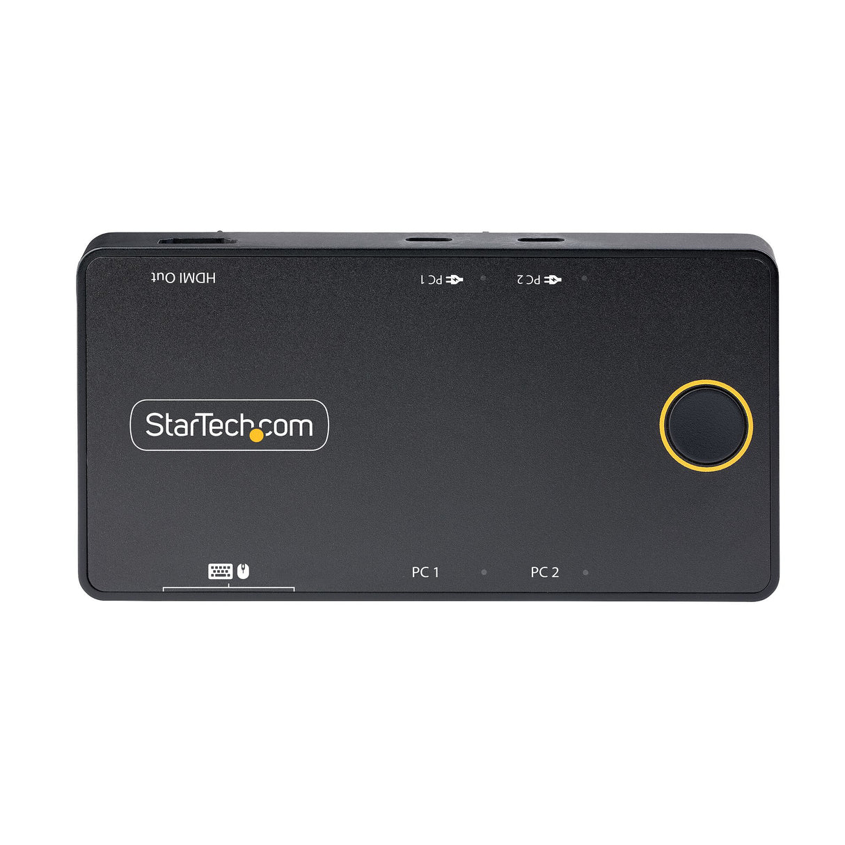 StarTech.com 2-Port USB-C KVM Switch, Single-4K 60Hz HDMI Monitor, Dual-100W Power Delivery Pass-through Ports, Bus Powered, USB Type-C/USB4/Thunderbolt 3/4 Compatible - Small Form Factor
