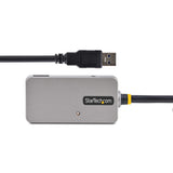 StarTech.com USB Extender Hub, 10m USB 3.0 Extension Cable with 4-Port USB-A Hub, Active/Bus Powered USB Repeater Cable, Optional 20W Power Supply Included, ESD Protection