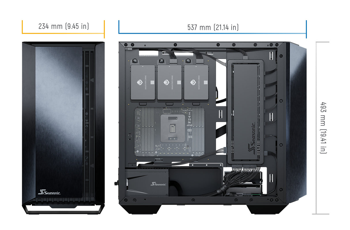 Seasonic SYNCRO Q704 + DGC-750W Midi Tower Black
