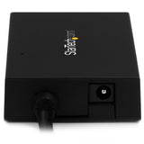 StarTech.com 4 Port USB C Hub - USB Type-C Hub w/ 4x USB-A Ports (USB 3.0/3.1 Gen 1 SuperSpeed 5Gbps) - USB Bus or Self Power - Portable USB-C to USB-A BC 1.2 Charging Hub w/ Power Adapter~4 Port USB C Hub - USB Type-C Hub w/ 4x USB-A Ports USB 3.0 hub (5
