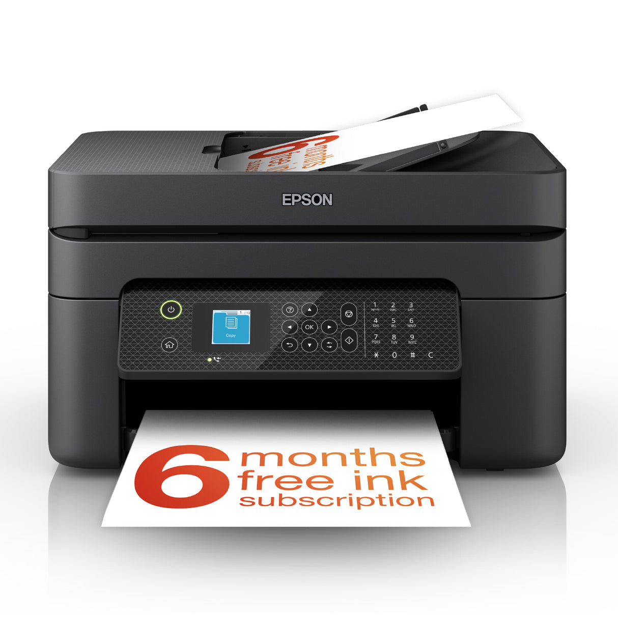 Epson WorkForce WF-2930DWF C11CK63401 Imprimante ADF à jet d'encre, multifonction, WiFi/USB, recto verso