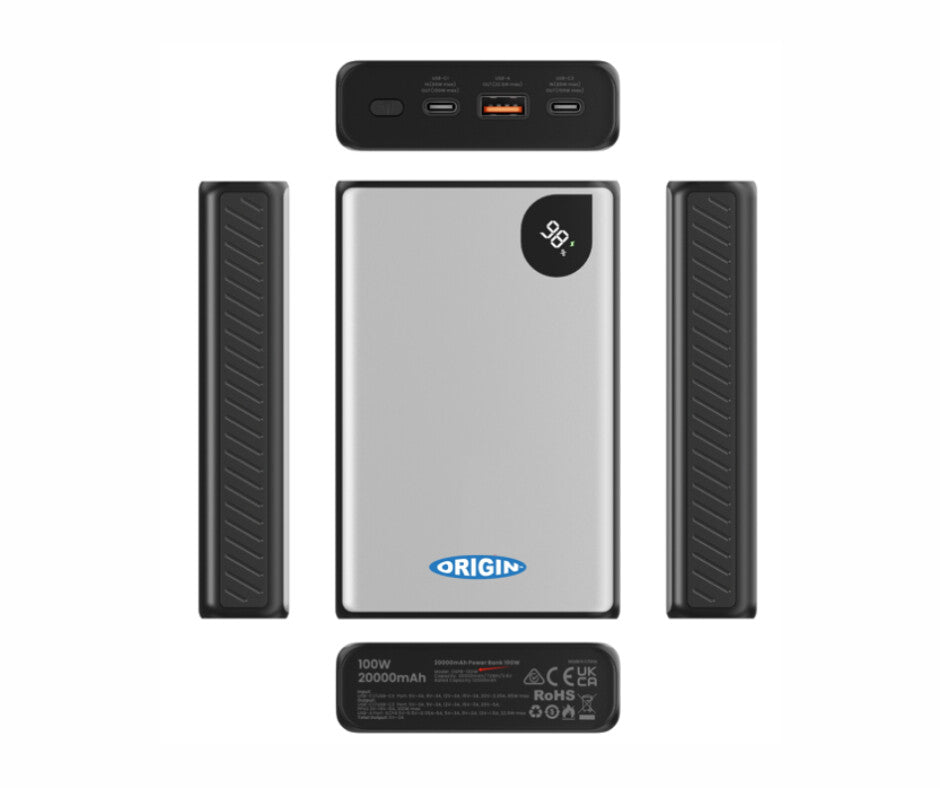 Origin Power Bank Origin Storage Origin Portable Laptop Power Bank Lithium-Ion 20000 mAh ...