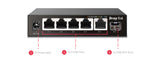 DrayTek VSQ60X-K network switch Unmanaged L2 2.5G Ethernet (100/1000/2500) Black