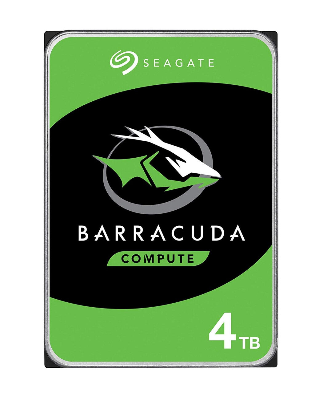Seagate BarraCuda ST4000DM004 Disque dur interne SATA III 4 To 3,5" 5 400 tr/min 256 Mo de cache