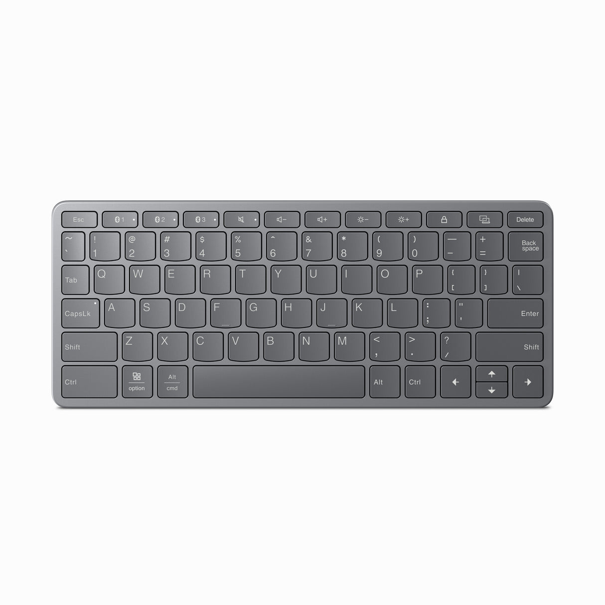 Lenovo ZG38C05805 keyboard Universal USB + Bluetooth QWERTY UK English Grey