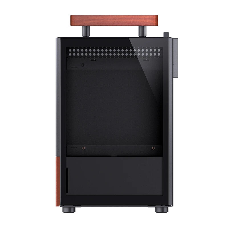 Jonsbo T6 Midi Tower Black, Wood