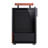 Jonsbo T6 Midi Tower Black, Wood