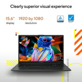 ASUS Vivobook Go 15 E1504FA-BQ2075W AMD Ryzen™ 5 7520U Laptop 39.6 cm (15.6") Full HD 8 GB LPDDR5-SDRAM 512 GB SSD Wi-Fi 6E (802.11ax) Windows 11 Home Silver