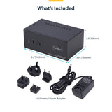 StarTech.com P2ADDH462-KVM-SWITCH KVM switch Black