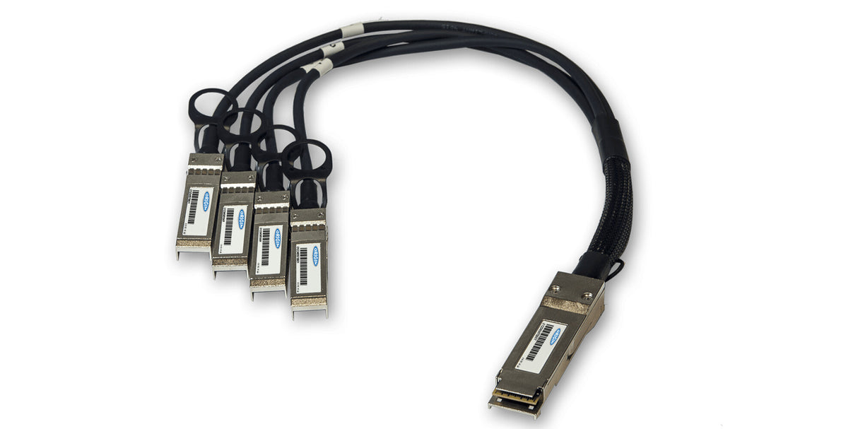 Origin Storage MC2609130-003 NVIDIA Mellanox Compatible Direct Attach Copper Breakout Cable 40GBase-CU QSFP+ to 4x10GBase-CU SFP+ (Passive Twinax 3m)