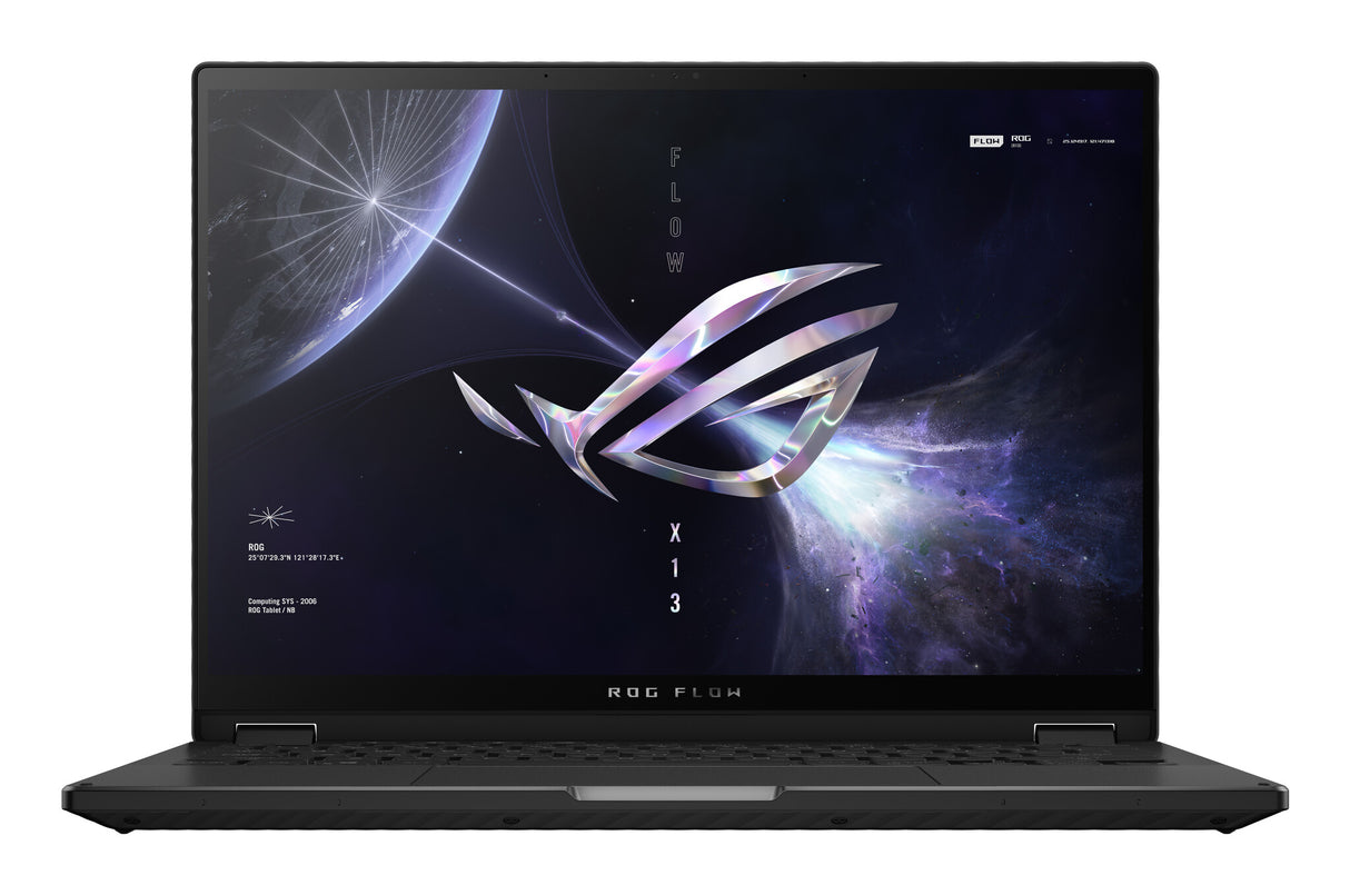 ASUS ROG Flow X13 GV302XU-MU010W AMD Ryzen™ 9 7940HS Hybrid (2-in-1) 34 cm (13.4") Touchscreen WQXGA 16 GB LPDDR5-SDRAM 1 TB SSD NVIDIA GeForce RTX 4050 Wi-Fi 6E (802.11ax) Windows 11 Home Black