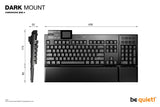 be quiet! Dark Mount Silent Tactile UK ISO keyboard Gaming USB QWERTY UK English Black