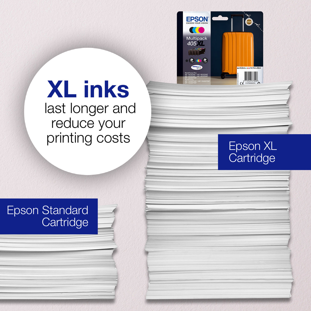 Epson Singlepack Black 405XXL DURABrite Ultra Ink