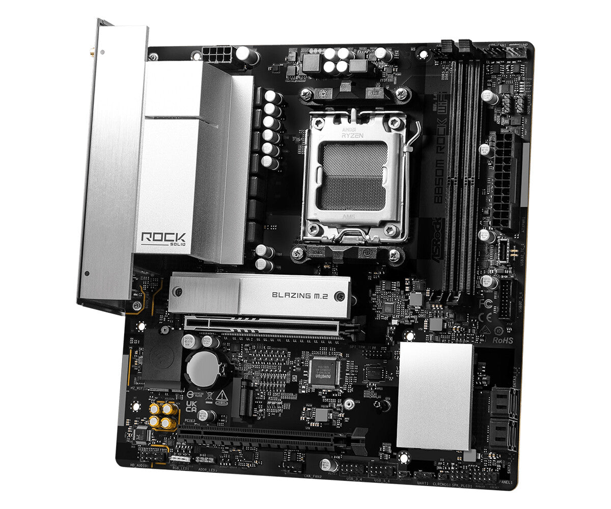 Asrock B850M Rock WiFi AMD B850 Socket AM5 micro ATX