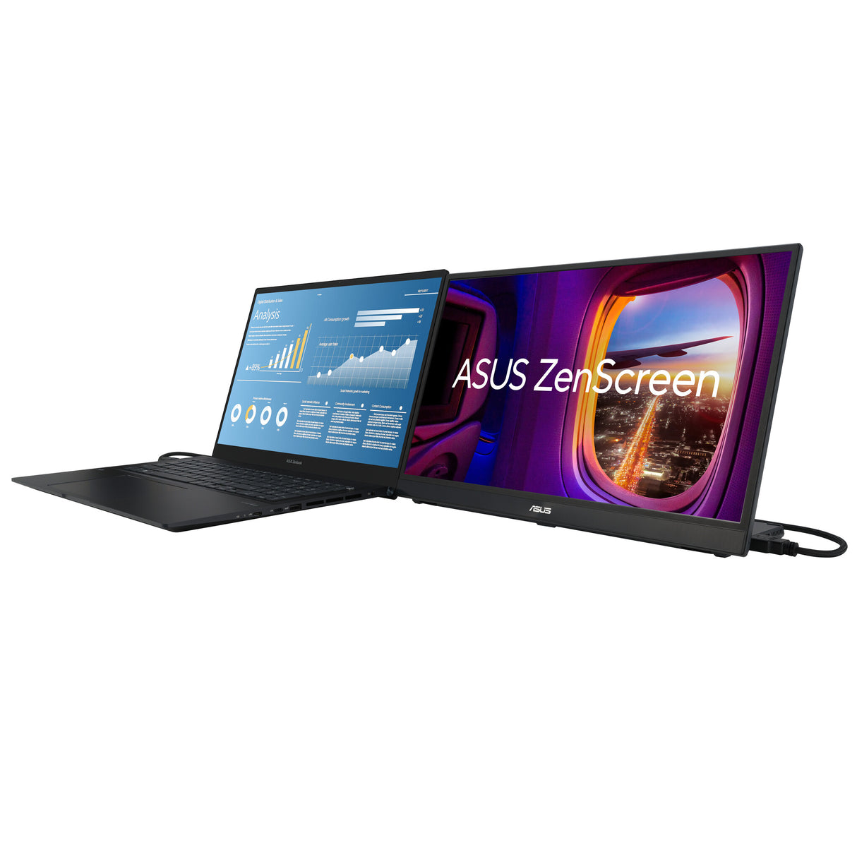 ASUS ZenScreen MB17AHG computer monitor 43.9 cm (17.3") 1920 x 1080 pixels Full HD Black