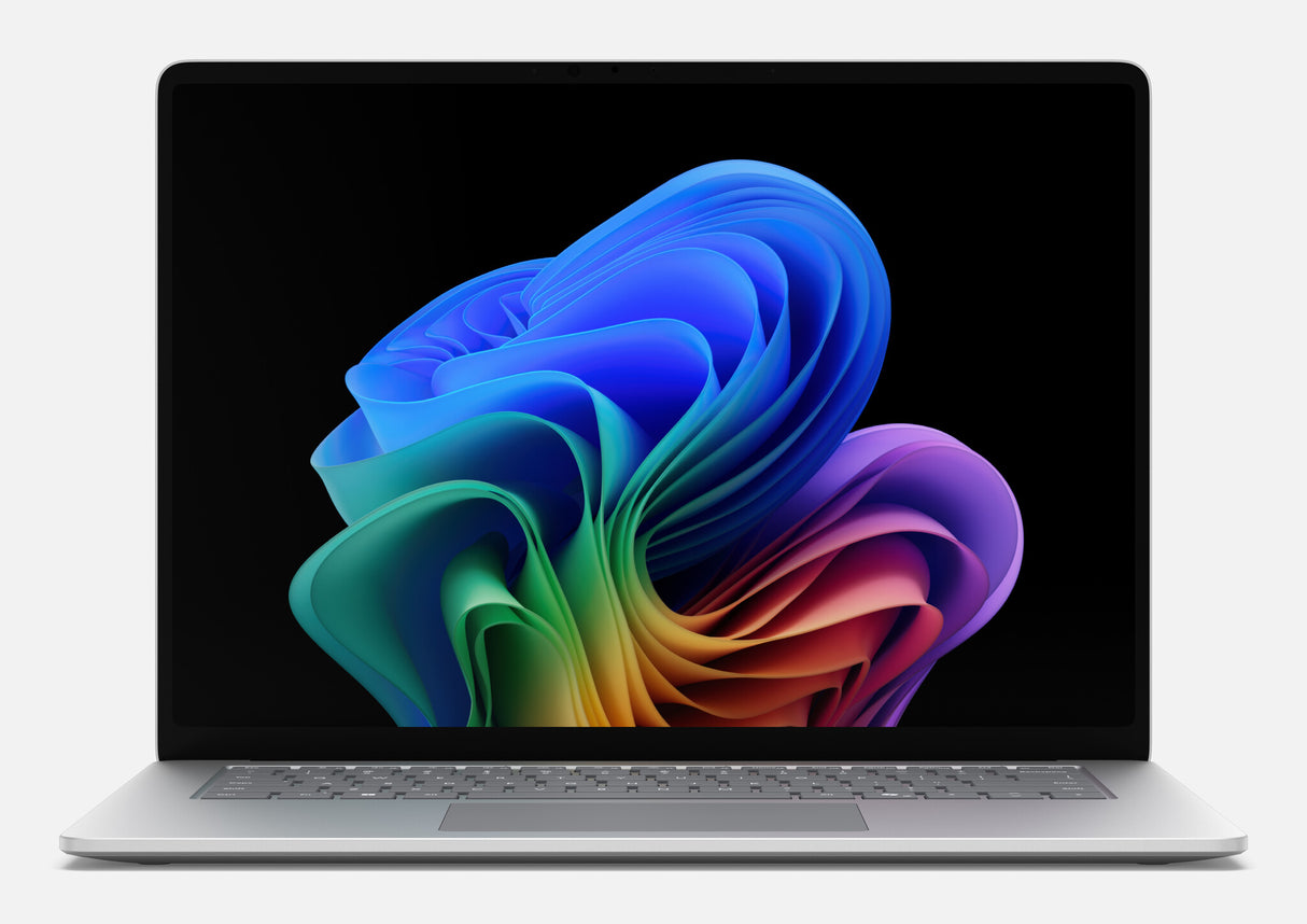 Microsoft Surface Laptop 8 15" Copilot+ PC Snapdragon 38.1 cm (15") Touchscreen 16 GB LPDDR5x-SDRAM 512 GB SSD Wi-Fi 7 (802.11be) Windows 11 Pro Platinum