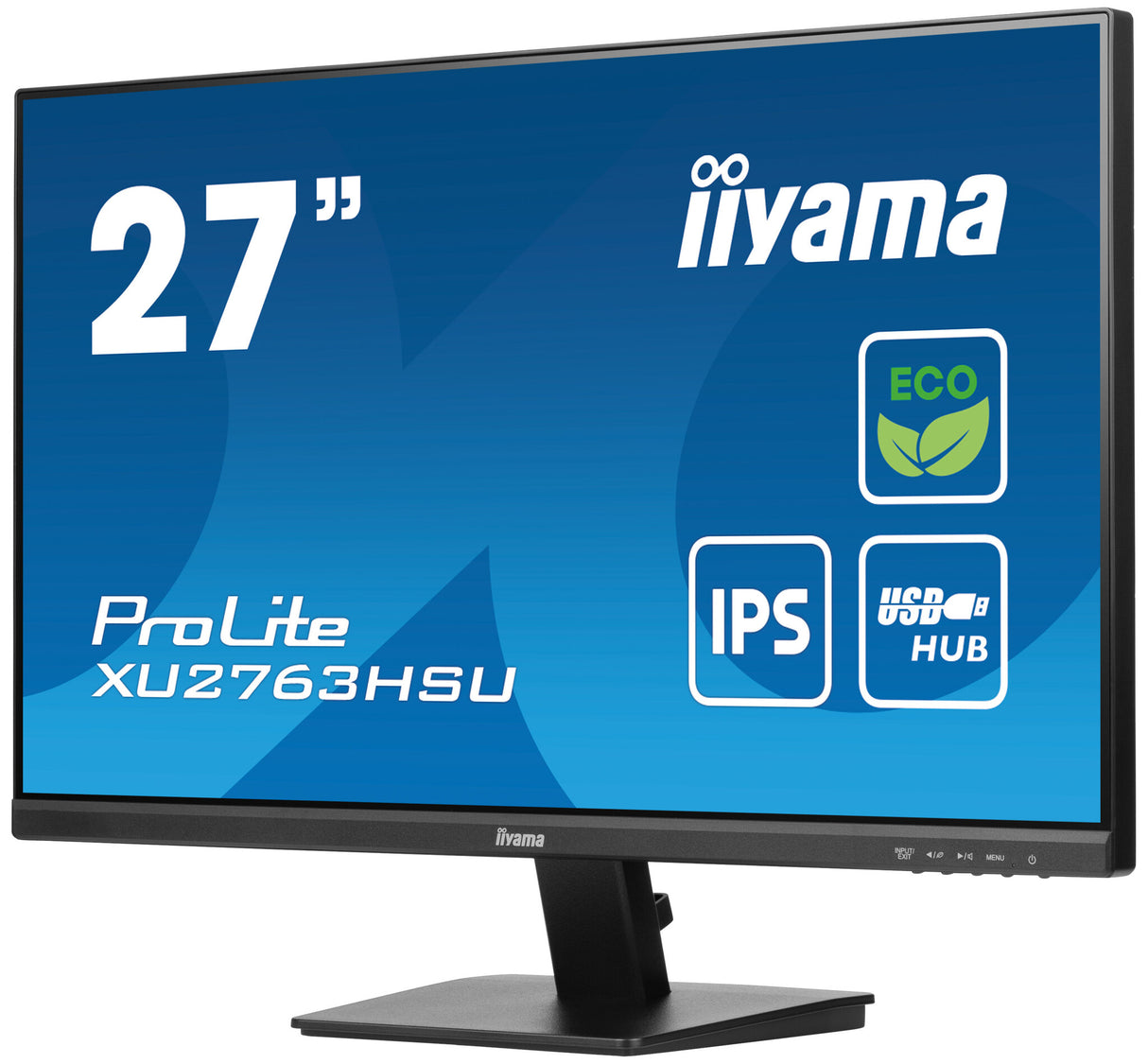 iiyama ProLite XU2763HSU-B1 computer monitor 68.6 cm (27") 1920 x 1080 pixels Full HD LED Black