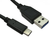 Target USB3C-921 USB cable USB 3.2 Gen 1 (3.1 Gen 1) 1 m USB C USB A 10 Gbit/s 60 W Black