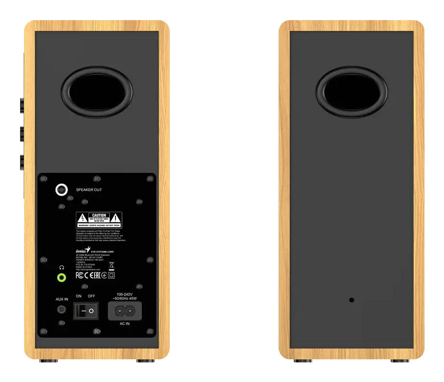 Genius SP-HF1220BT 2-way Black, Wood Wired & Wireless 45 W