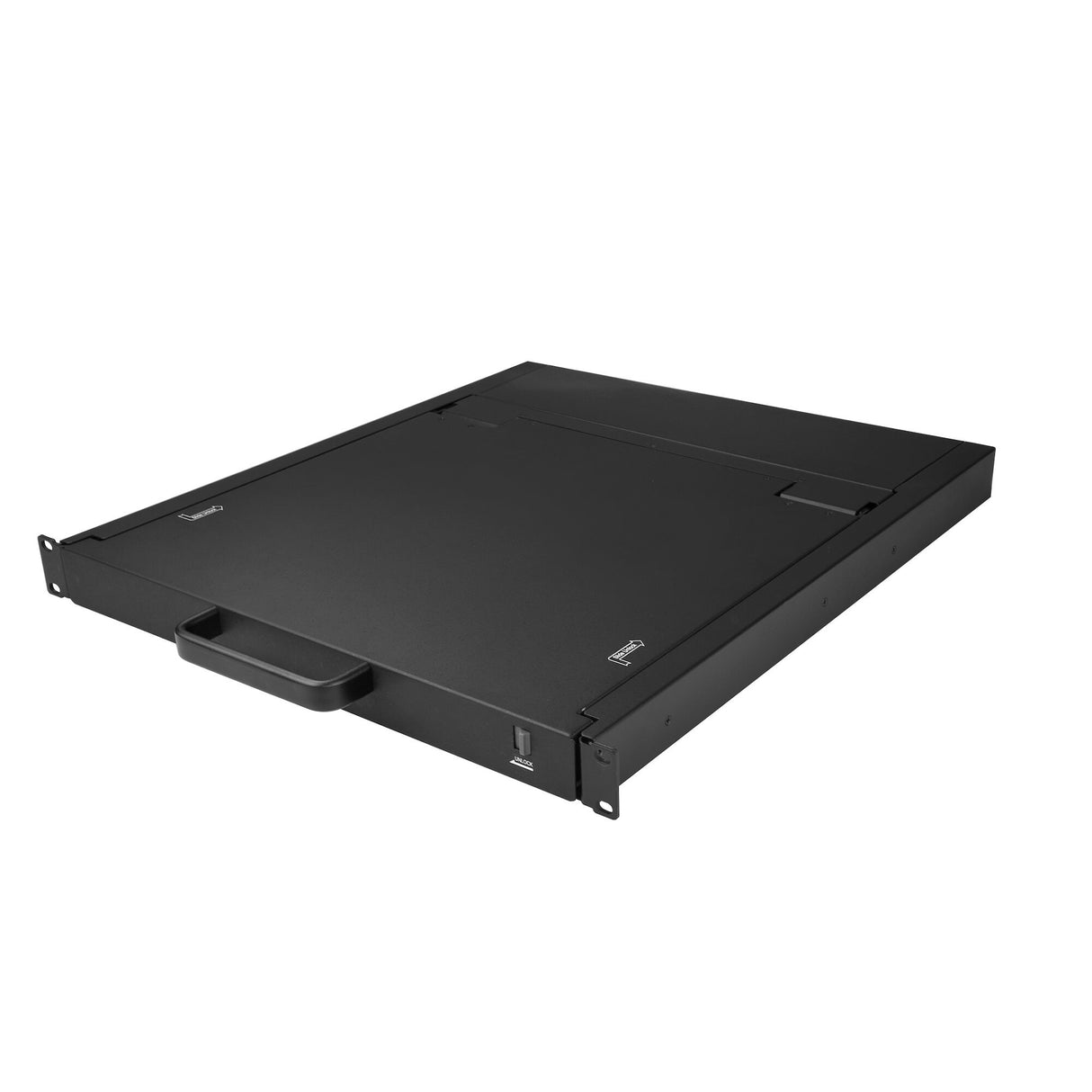 StarTech.com Rackmount KVM Console - Single Port VGA KVM with 19" LCD Monitor for Server Rack - Fully Featured Universal 1U LCD KVM Drawer w/Cables & Hardware - USB Support - 50,000 MTBF
