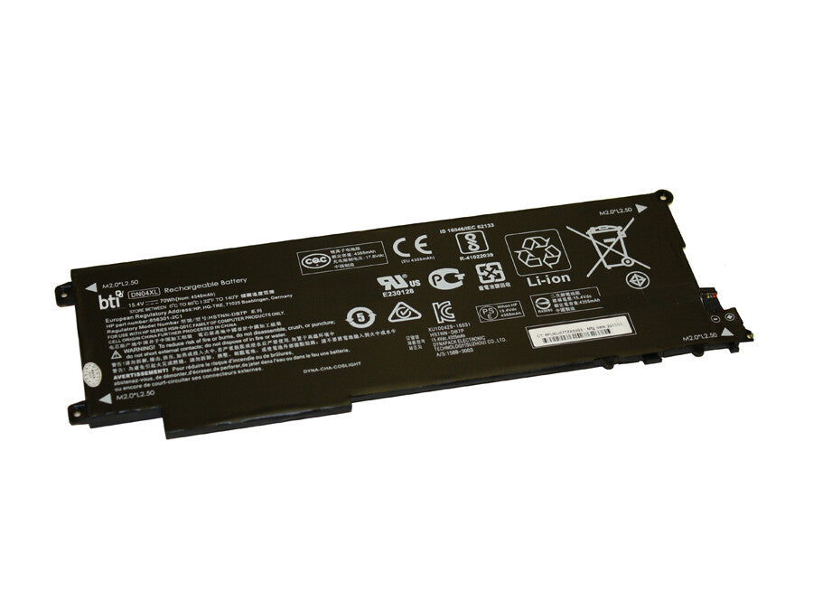 BTI 865843-850 compatible 70Wh 4-cell battery for HP Zbook X2 G4