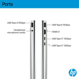 HP OmniBook 7 Aero 13-bg1002na Copilot+ PC AMD Ryzen™ AI 7 350 Laptop 33.8 cm (13.3") 2K 16 GB LPDDR5x-SDRAM 1 TB SSD Wi-Fi 6 (802.11ax) Windows 11 Home Silver