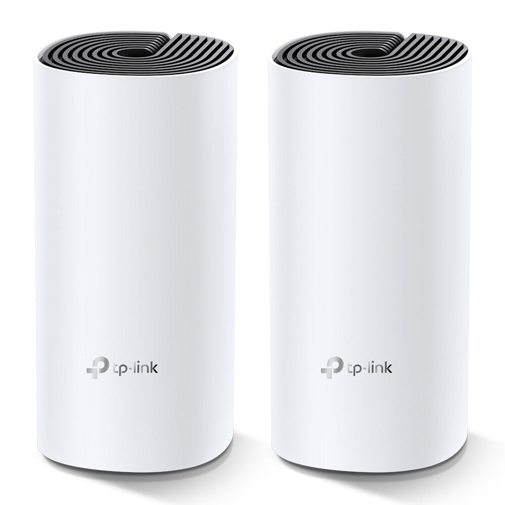 TP-LINK (DECO M4) Sistema Wi-Fi en malla para todo el hogar, paquete de 2, doble banda AC1200, MU-MIMO, 2 x LAN en cada unidad