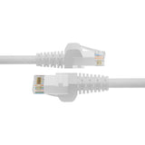 StarTech.com 50cm White Cat6 Ethernet Cable, Snagless, 100W PoE, UTP, 24AWG Pure Bare Copper Wire, RJ45 Network Patch Cord w/Strain Reliefs, Individually Tested