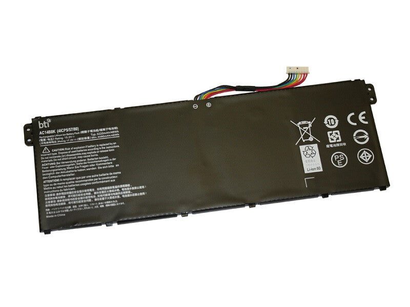 BTI 48Wh 4 cell KT0030G.004 compatible battery for ACER PREDATOR PH317-52 NITRO 5 AN515 TRAVELMATE X349 ASPIRE V3-331 TRAVELMATE P276-MG