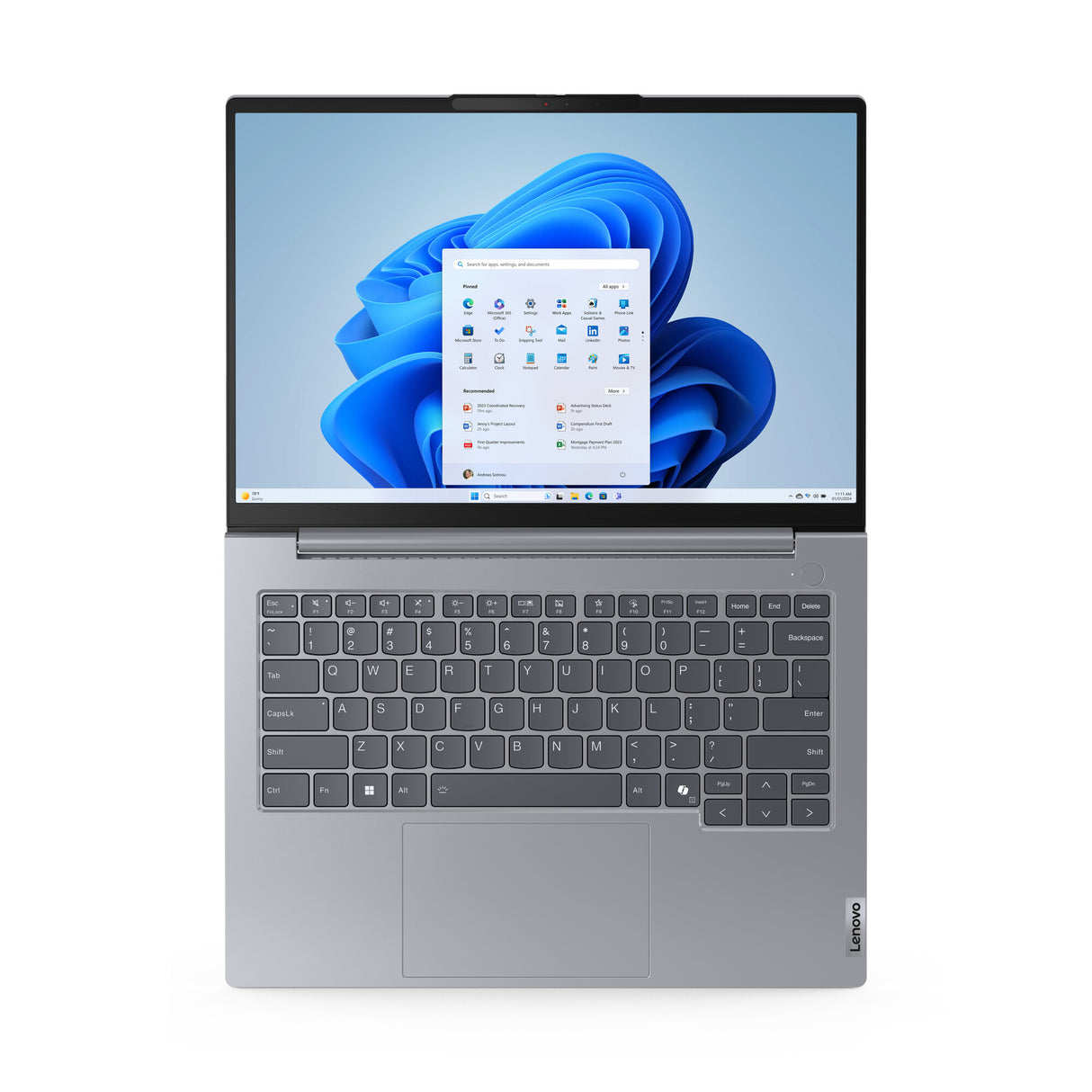 Lenovo ThinkBook 14 AMD Ryzen™ 5 7535HS Laptop 35.6 cm (14") WUXGA 8 GB DDR5-SDRAM 256 GB SSD Wi-Fi 6E (802.11ax) Windows 11 Pro Grey