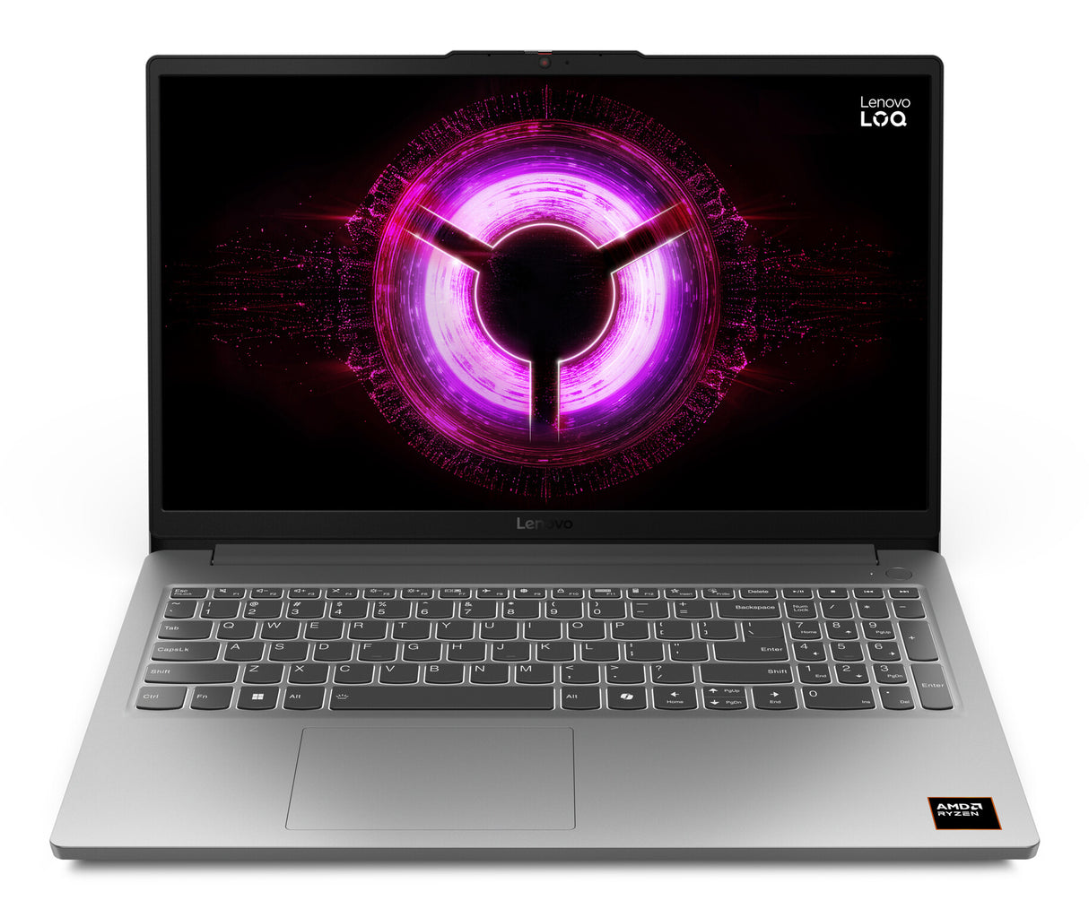 Lenovo LOQ 15ARP10E AMD Ryzen™ 7 170 Laptop 39.6 cm (15.6") Full HD 16 GB DDR5-SDRAM 1 TB SSD NVIDIA GeForce RTX 3050 Wi-Fi 6 (802.11ax) Windows 11 Home English Grey