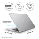 HP ZBook Firefly G10 AMD Ryzen™ 7 PRO 7840HS Mobile workstation 35.6 cm (14") WUXGA 32 GB DDR5-SDRAM 1 TB SSD Wi-Fi 6 (802.11ax) Windows 11 Pro Silver