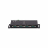 StarTech.com 4-Port Serial to Ethernet Adapter, IP Serial Device Server For Remote RS232 Devices, Wall/DIN Rail Mountable, Metal Housing, RJ45 LAN to DB9 Serial Converter, TAA