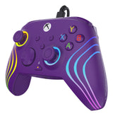 Turtle Beach Afterglow Wave Purple Wired RGB Gaming Controller with Mappable Buttons, Hall-Effect Hair Triggers and Audio Controls. Licensed for Xbox Series X orS, Xbox One & Windows