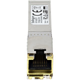 StarTech.com MSA Compliant SFP+ Transceiver Module - 10GBASE-T~MSA Uncoded SFP+ Module - 10GBASE-T - SFP to RJ45 Cat6/Cat5e - 10GE Gigabit Ethernet SFP+ - RJ-45 30m