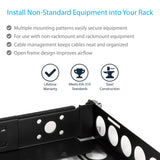 StarTech.com 1U Universal Server Rack Rails, Adjustable Depth Server Mounting Rails, 19inch Rack Mount Rails