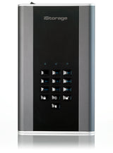 iStorage diskAshur DT2 256-bit 8TB USB 3.2 secure encrypted desktop hard drive IS-DT2-256-8000-C-G