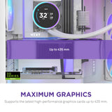 NZXT H9 Flow RGB+ Midi Tower White