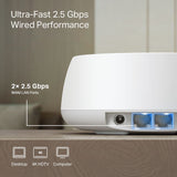 TP-Link DECO BE25(3-PACK) mesh wi-fi system Dual-band (2.4 GHz / 5 GHz) Wi-Fi 7 (802.11be) White 2 Internal