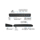 Origin Storage Docking Station USB-C/A Triple 4K with EU Cable